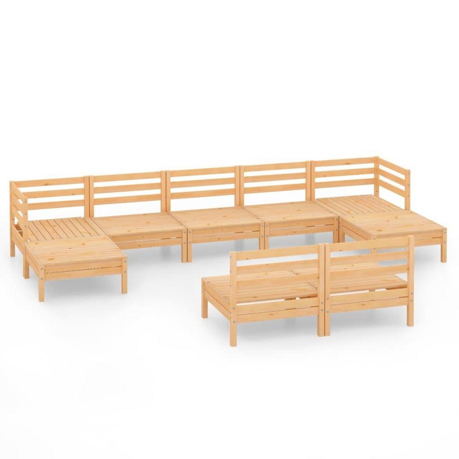 Ensemble de meubles de jardin bois