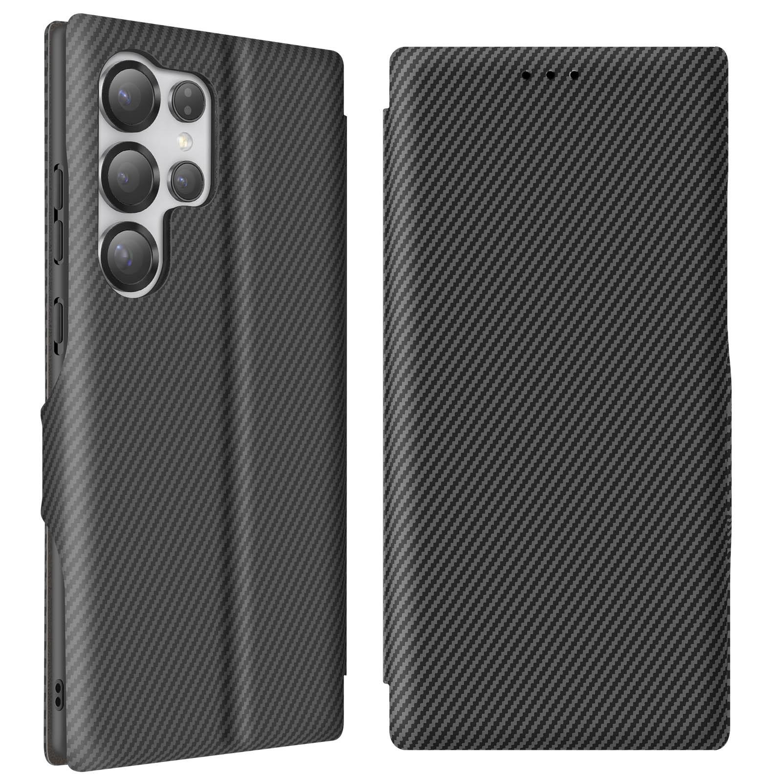 Avizar  Custodia per Samsung Galaxy S25 Ultra Portacarte anti RFID 