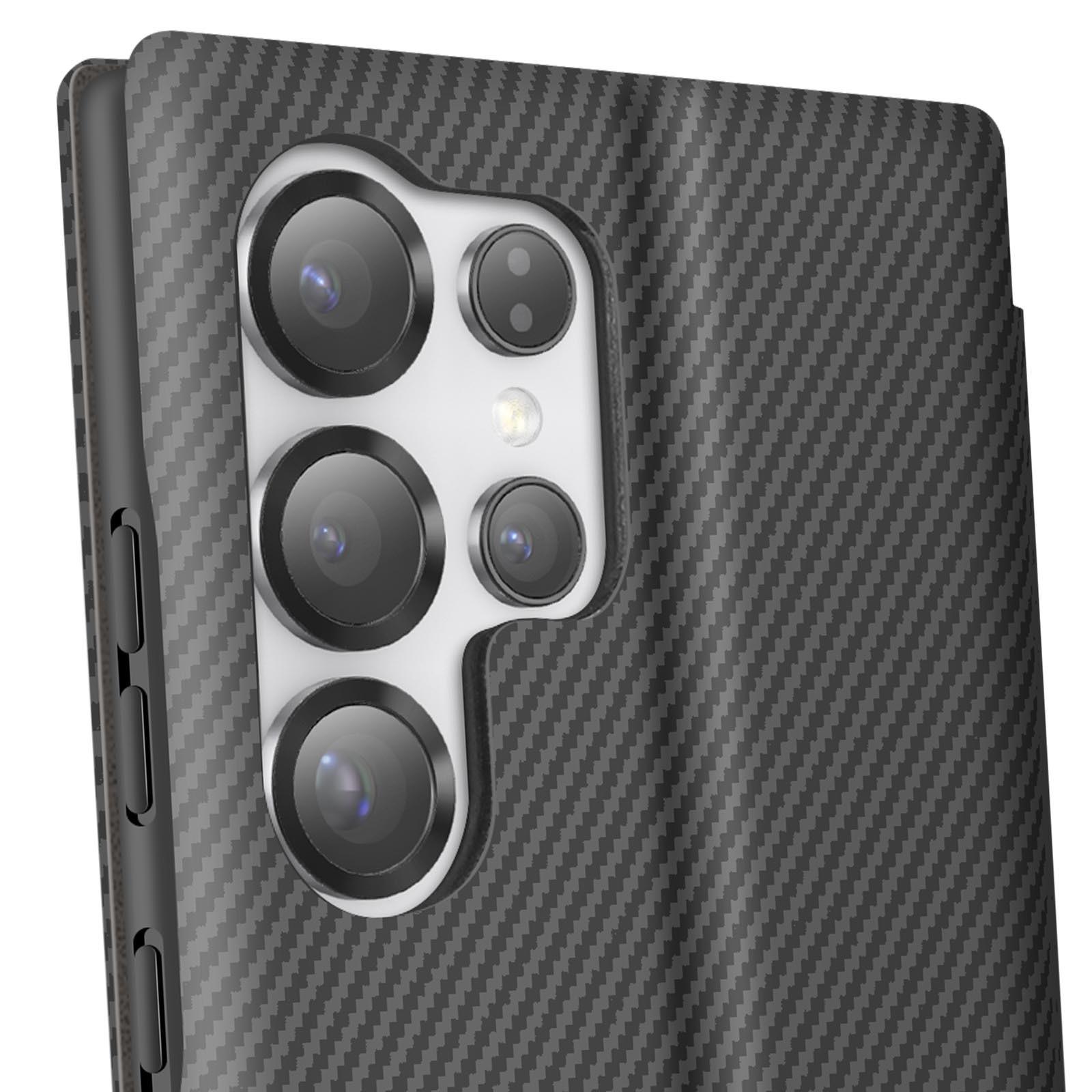 Avizar  Custodia per Samsung Galaxy S25 Ultra Portacarte anti RFID 