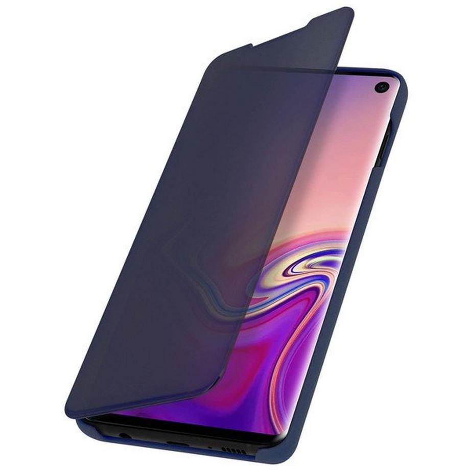 Avizar  Clear View Cover Galaxy S10 Dunkelblau 