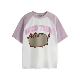 PUSHEEN  Good Vibes TShirt  Raglanärmel 