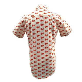 David Bowie Logo Print Kurzarmhemd  