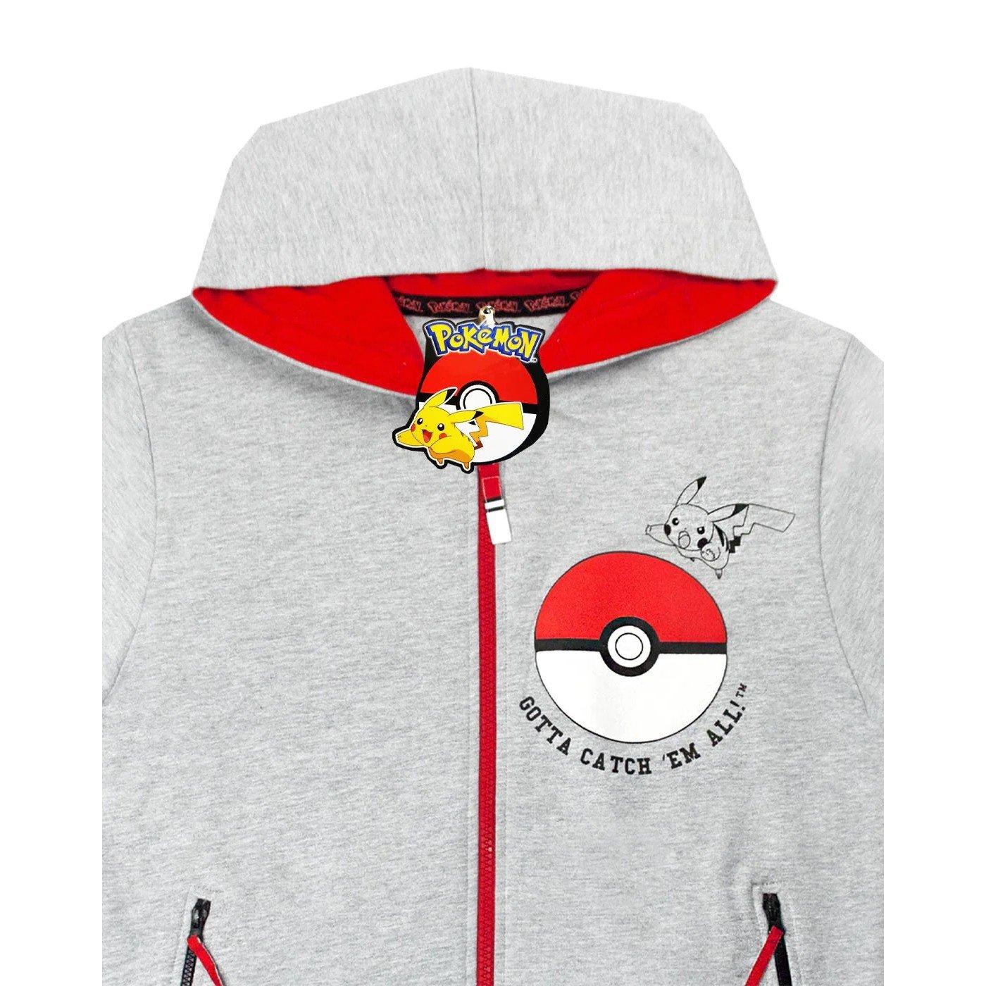 Pokémon  Gotta Catch Em All Hoodie mit durchgehendem Reißverschluss 