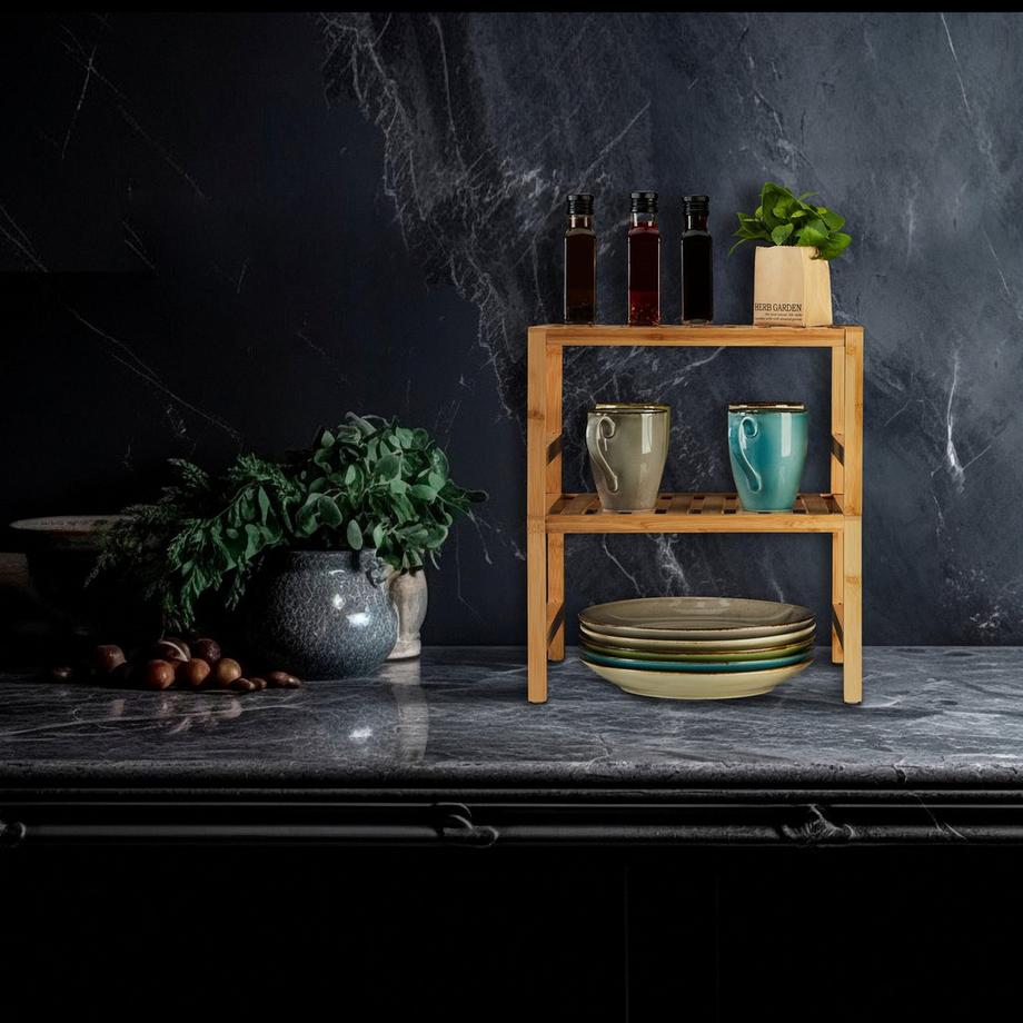 B2X Inserto per mobile in bambù, 2 pz  