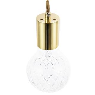 Beliani Set mit 2 Lampen aus Glas Modern ANZA  