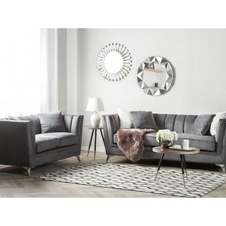 Beliani Wohnzimmer Set aus Samtstoff Modern GAULA  