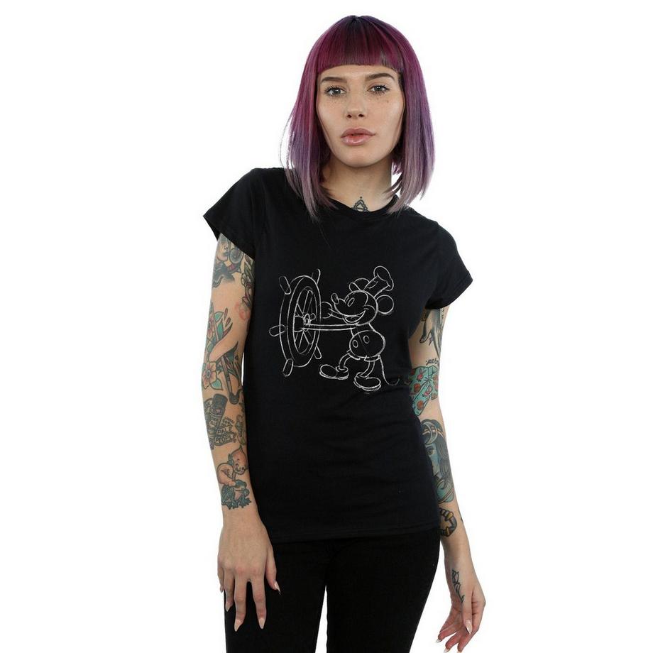 Disney Mickey Mouse Steamboat Willie T-Shirt  