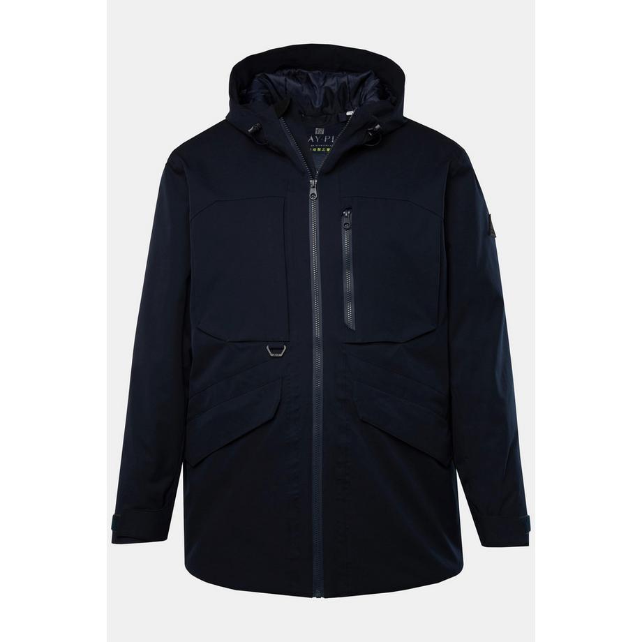 JP1880 Skijacke Reflektor Detail Kapuze  