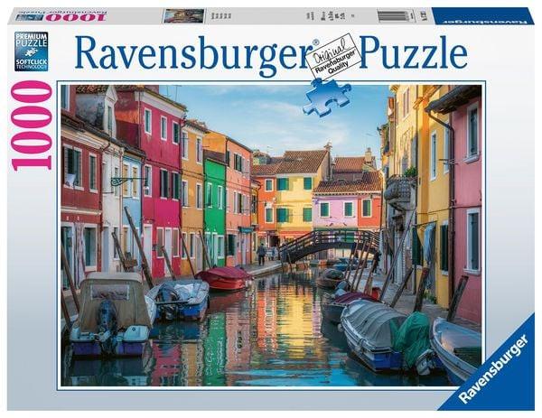 Ravensburger  Ravensburger Puzzle 17392 Burano in Italien - 1000 Teile Puzzle für Erwachsene und Kinder ab 14 Jahren 