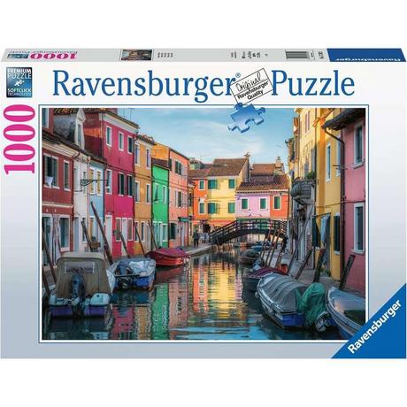 Ravensburger  Ravensburger Puzzle 17392 Burano in Italien - 1000 Teile Puzzle für Erwachsene und Kinder ab 14 Jahren 