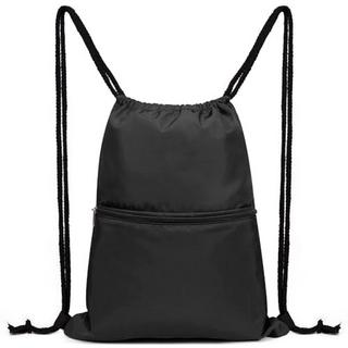 Only-bags.store Sac de sport à cordon avec poche extérieure et intérieure  