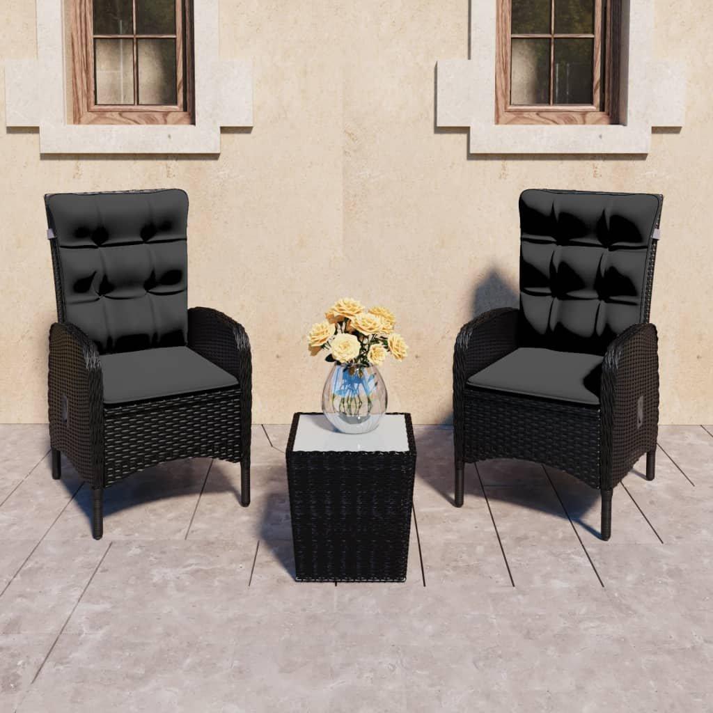 VidaXL Bistro-set poly-rattan  