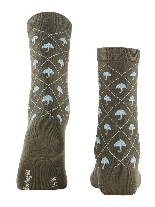 Burlington Umbrella Muster Socken  