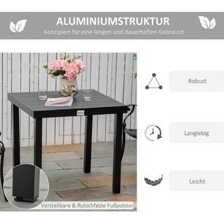 Outsunny Table de jardin  