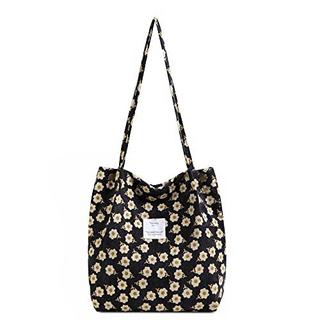Only-bags.store Aesthetic Floral Cord Umhängetasche  