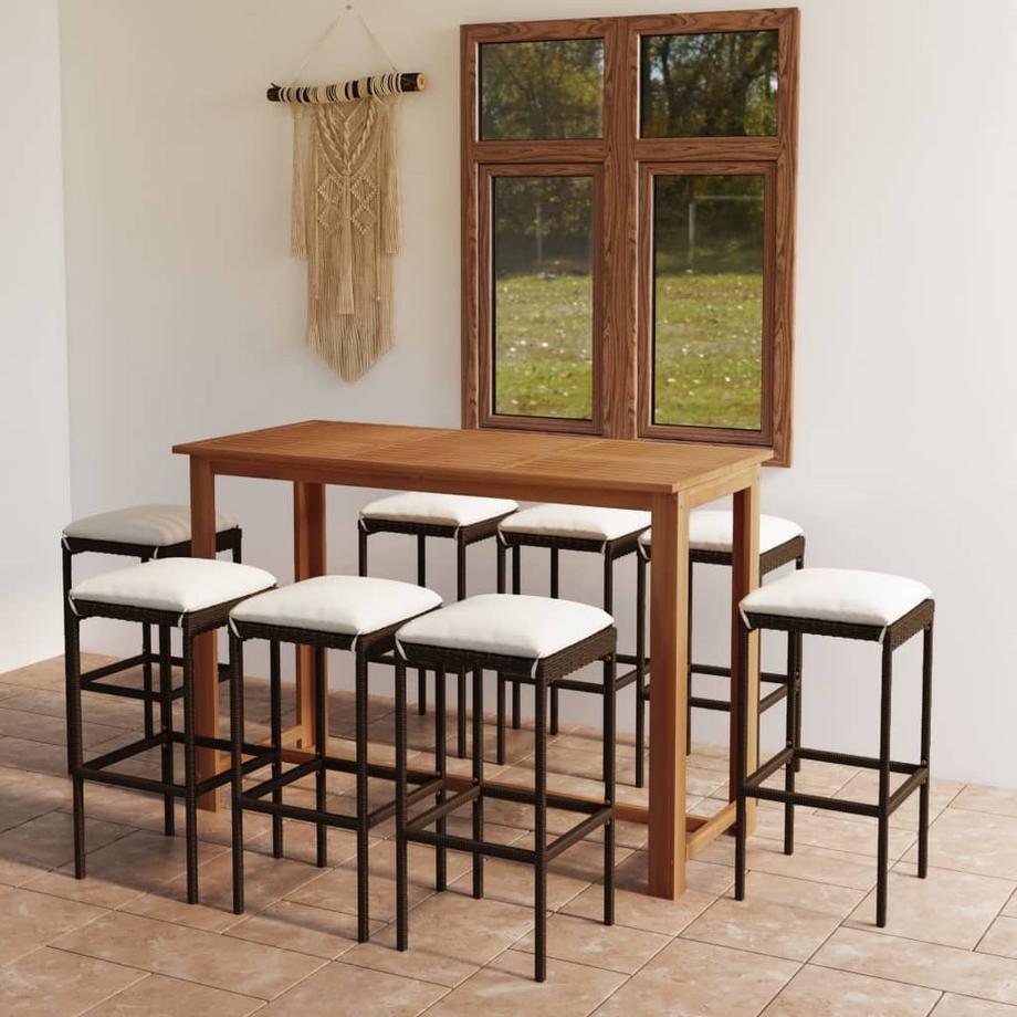 VidaXL Garten-bar set akazienholz  