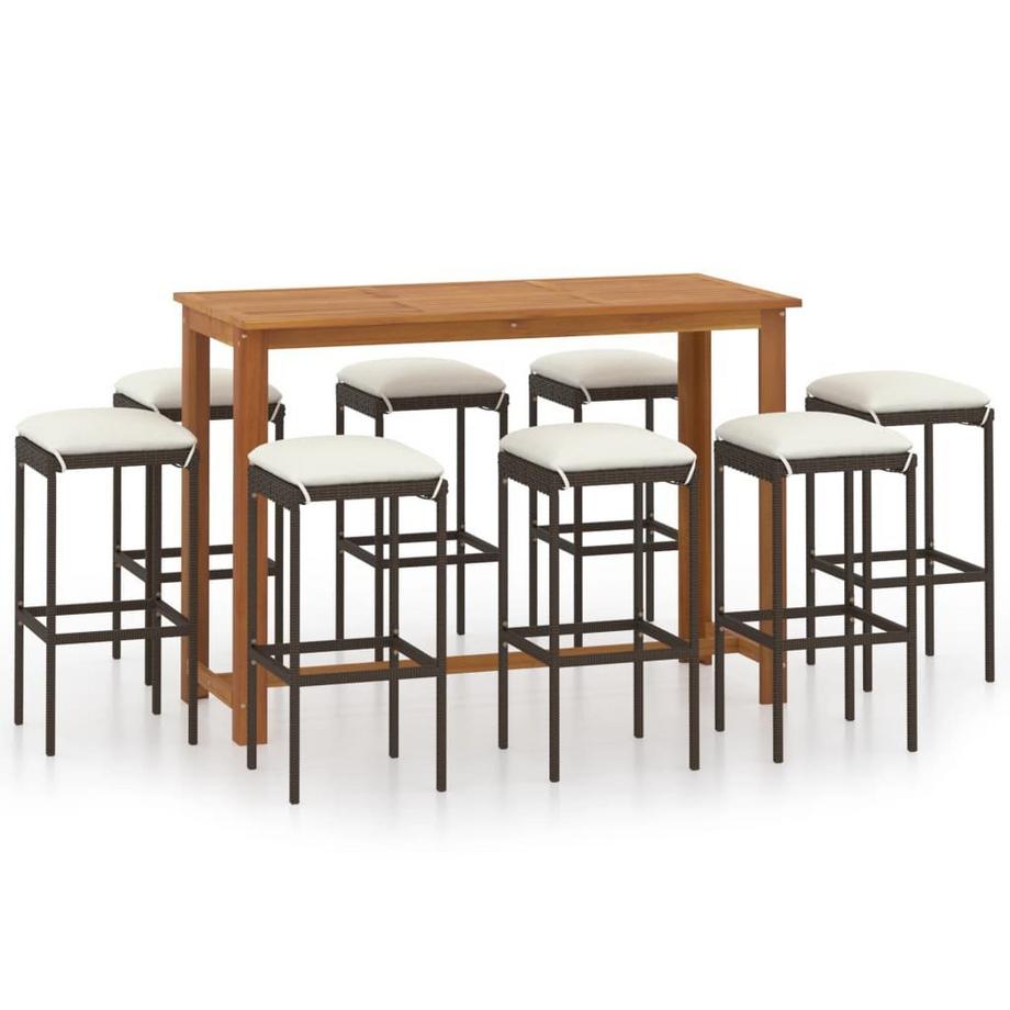 VidaXL Garten-bar set akazienholz  