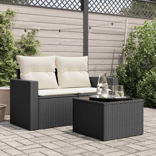 VidaXL Table de jardin rotin synthétique  