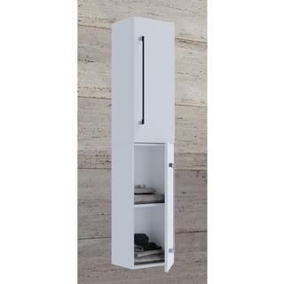 VCM Holz Badezimmerschrank | Badmöbel | Wandschrank | Badregal | Badschrank | Hochschrank | Maße ca. H. 150 x B. 33 x T. 22 cm - Badinos 2  