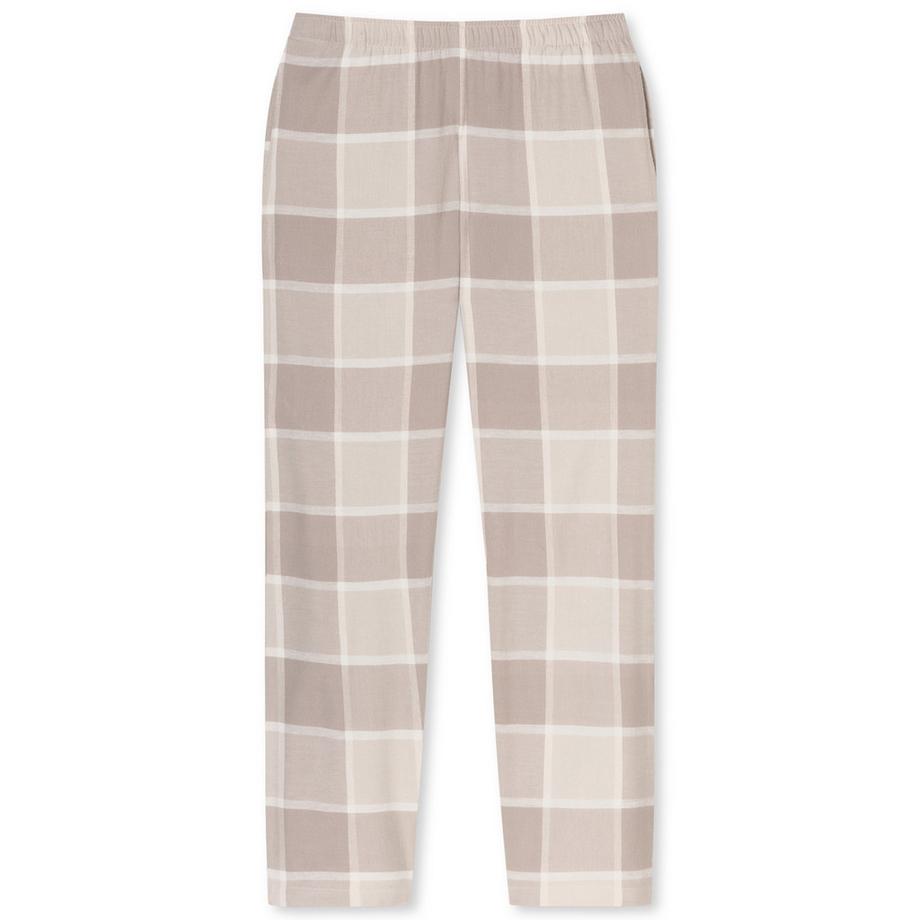 Schiesser Selected Premium Warming Karierter Pyjama  