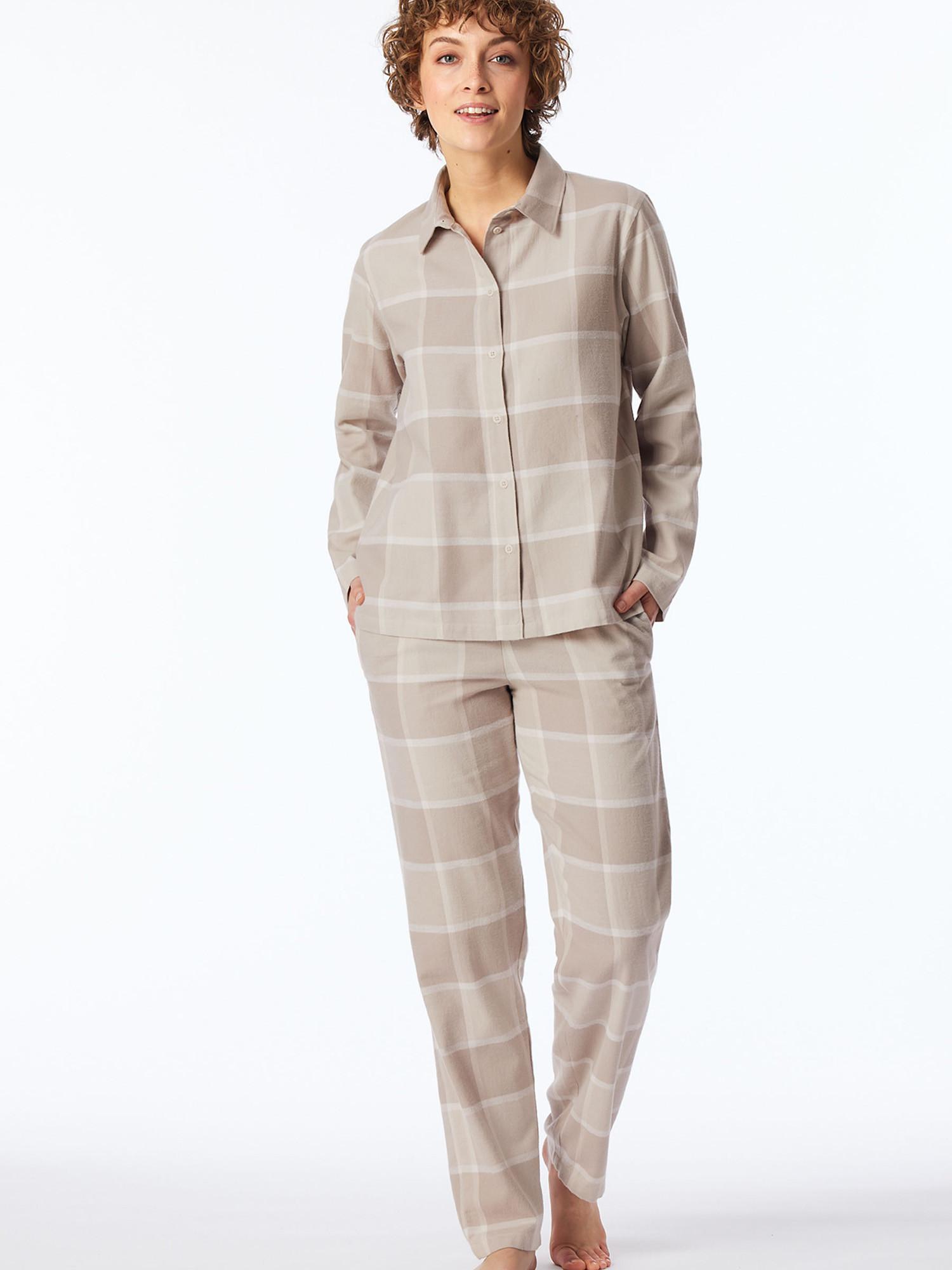 Schiesser Selected Premium Warming Pyjama à Carreaux  