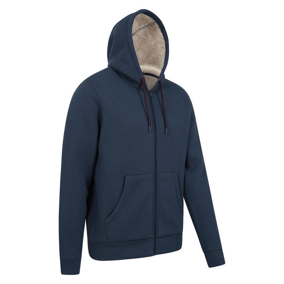 Mountain Warehouse Dalton Felpa con cappuccio full zip foderata in Borg  