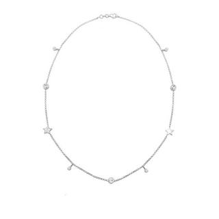Elli  Halskette Solitär Sterne Kristalle 