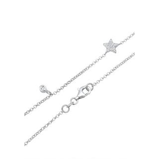 Elli  Halskette Solitär Sterne Kristalle 