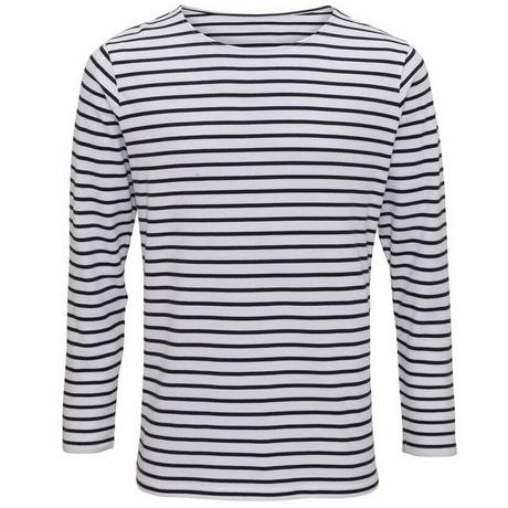 Asquith & Fox Marinière Rayée Manches Longues T-Shirt  