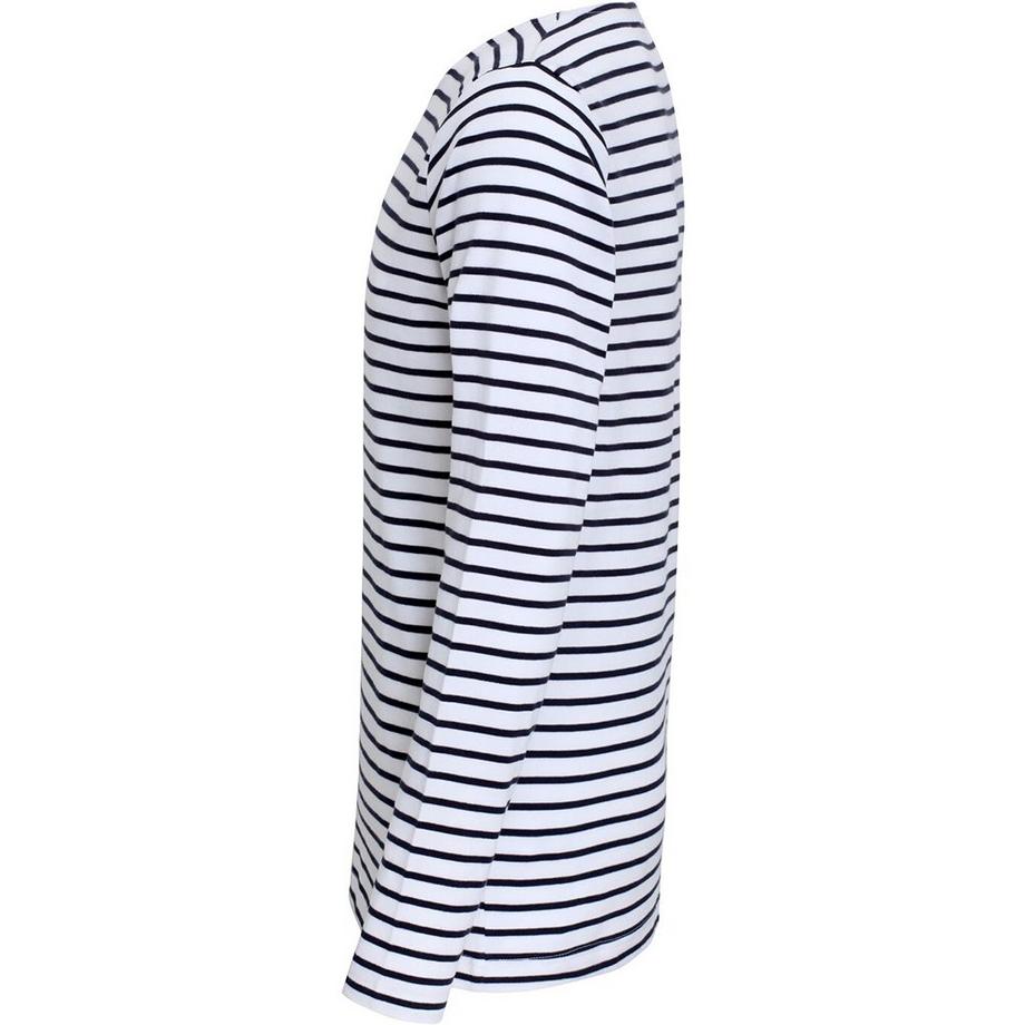 Asquith & Fox Marinière Rayée T-Shirt Manches Longues  