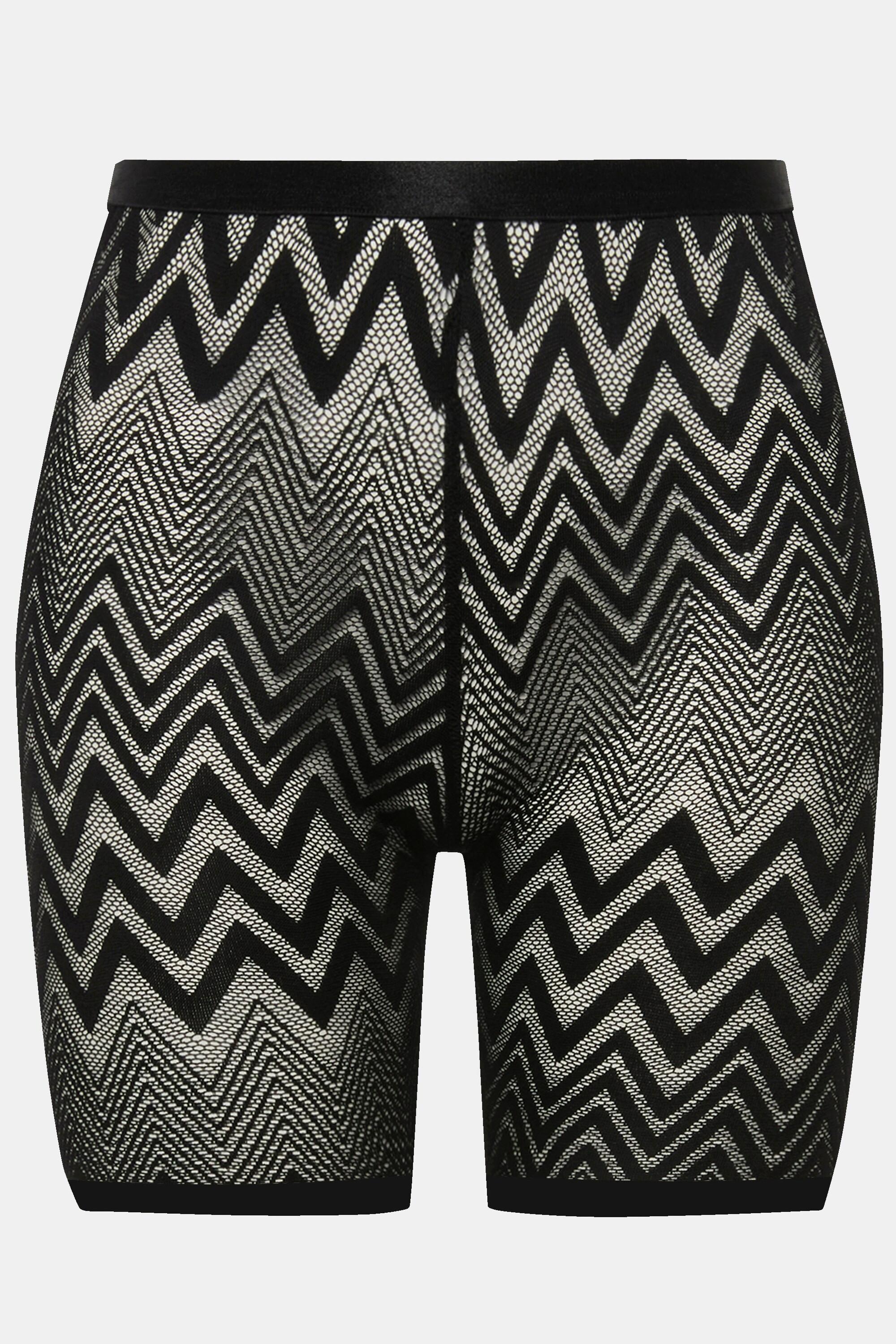 Ulla Popken  Cycliste avec motif à chevrons, protection anti-friction au niveau des cuisses 