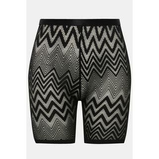 Ulla Popken  Cycliste avec motif à chevrons, protection anti-friction au niveau des cuisses 