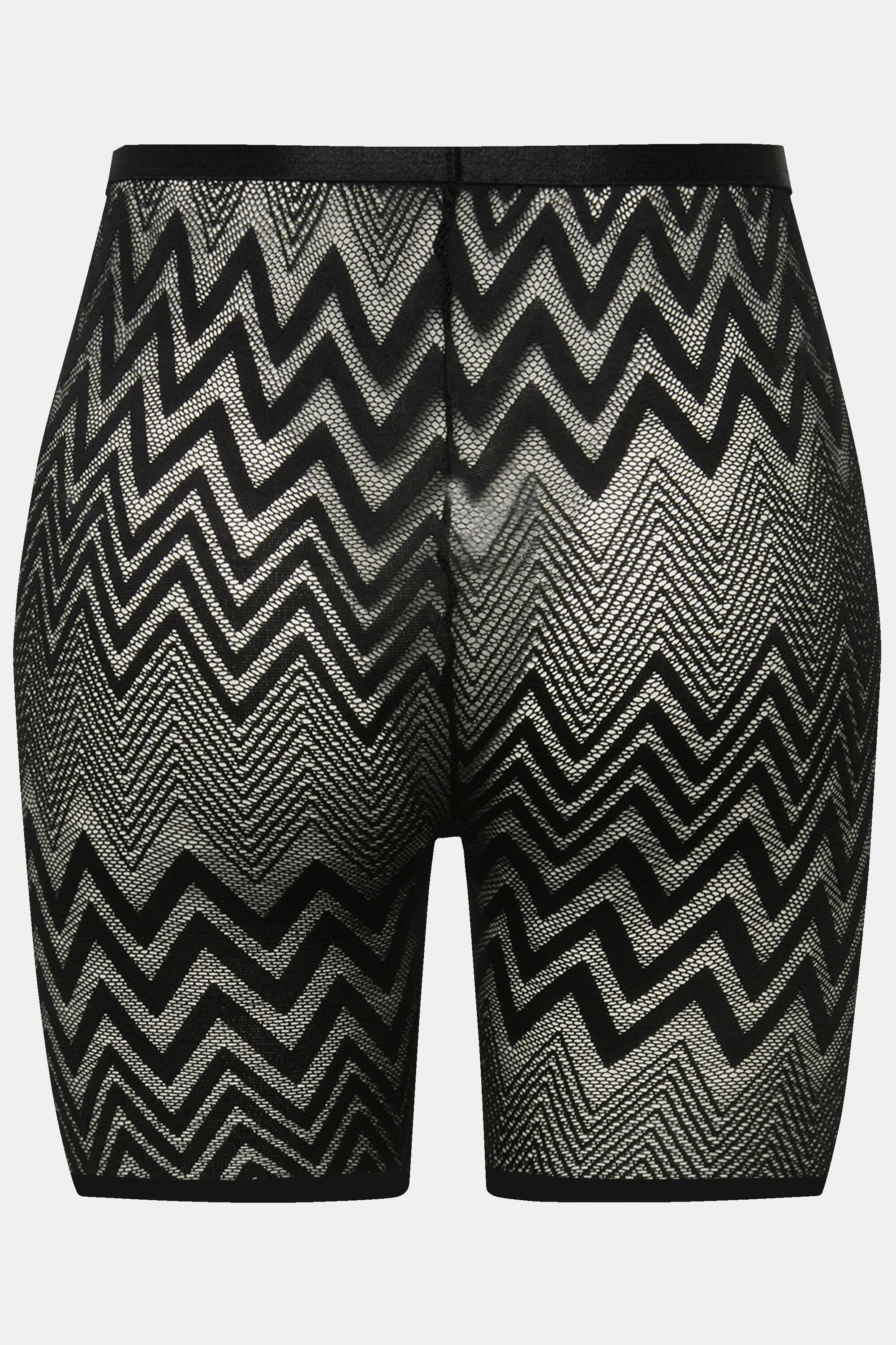 Ulla Popken  Cycliste avec motif à chevrons, protection anti-friction au niveau des cuisses 