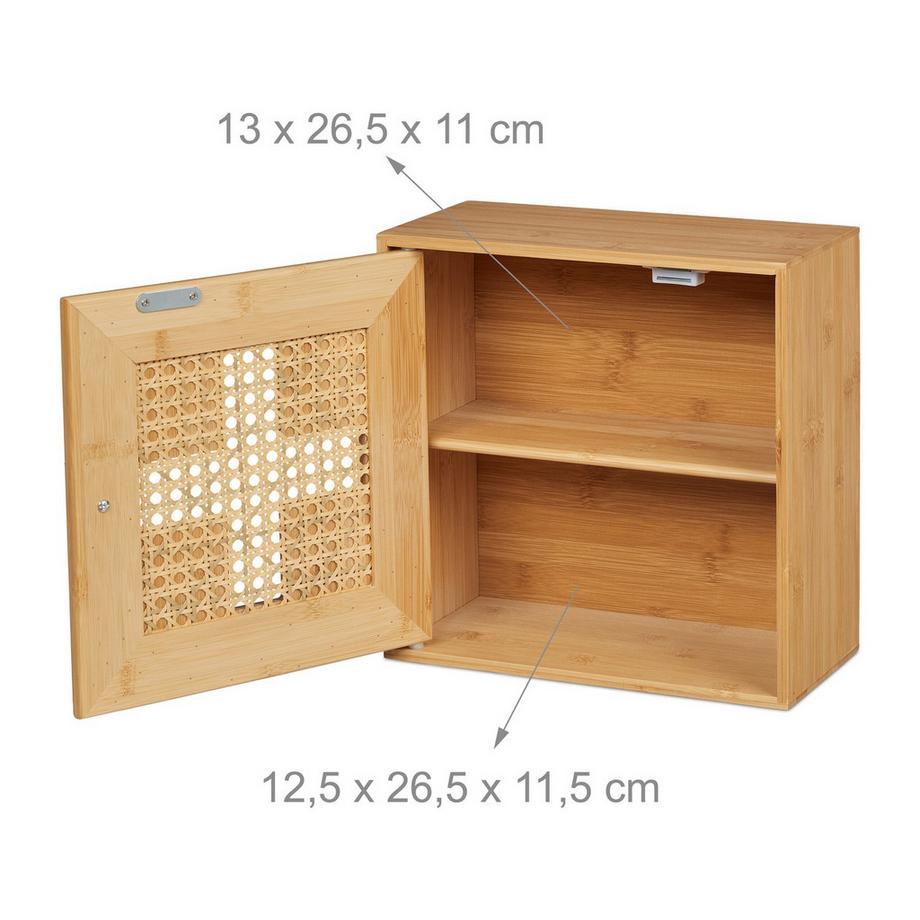 Northix Medikamentenschrank mit 2 Fächern  