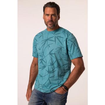 T-Shirt, Halbarm, Alloverprint, Vintage Look