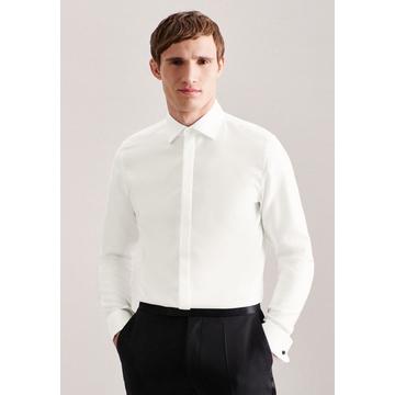 Chemise de soirée Slim Fit Manche longue Uni