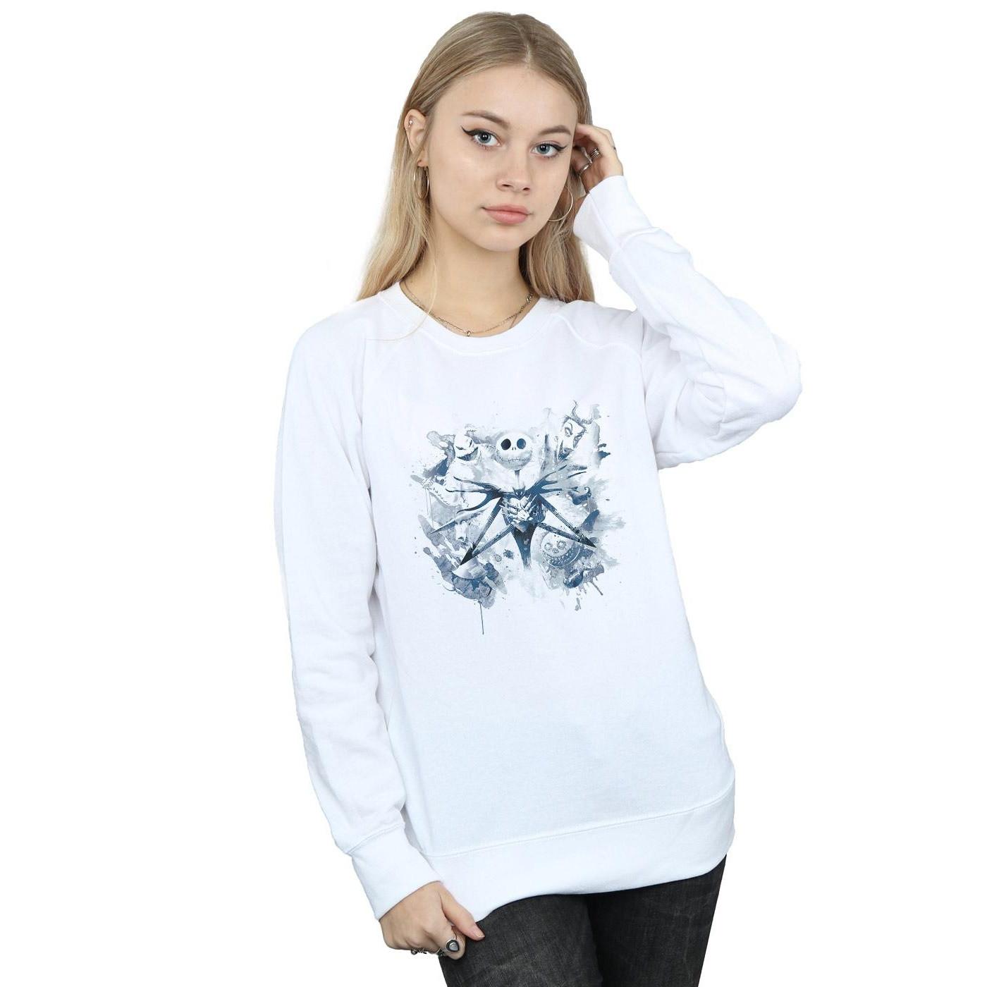 Disney  Nightmare Before Christmas Paint Spray Carers Sweatshirt 