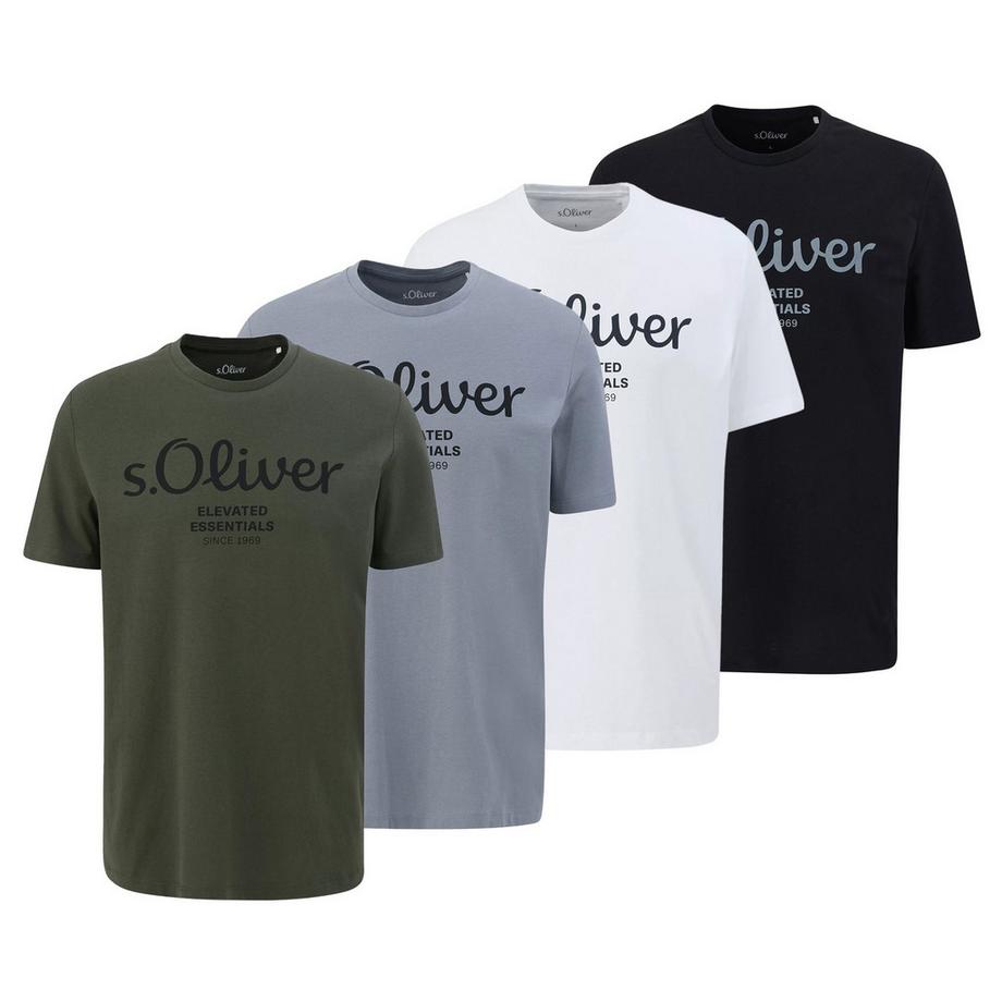 T-shirt  Pack de 4 Confortable à porter-Logo T-Shirt