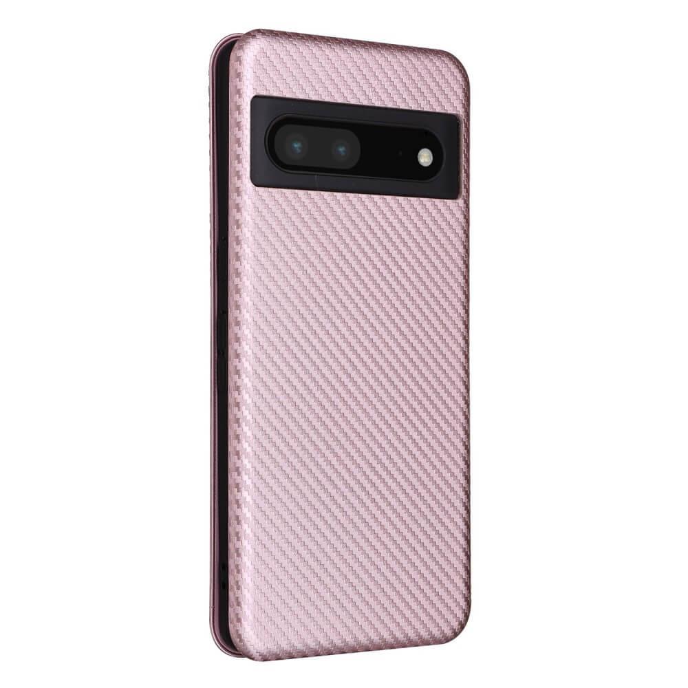 Cover-Discount  Google Pixel 7 Pro - ÉTui Flip Look Carbone 