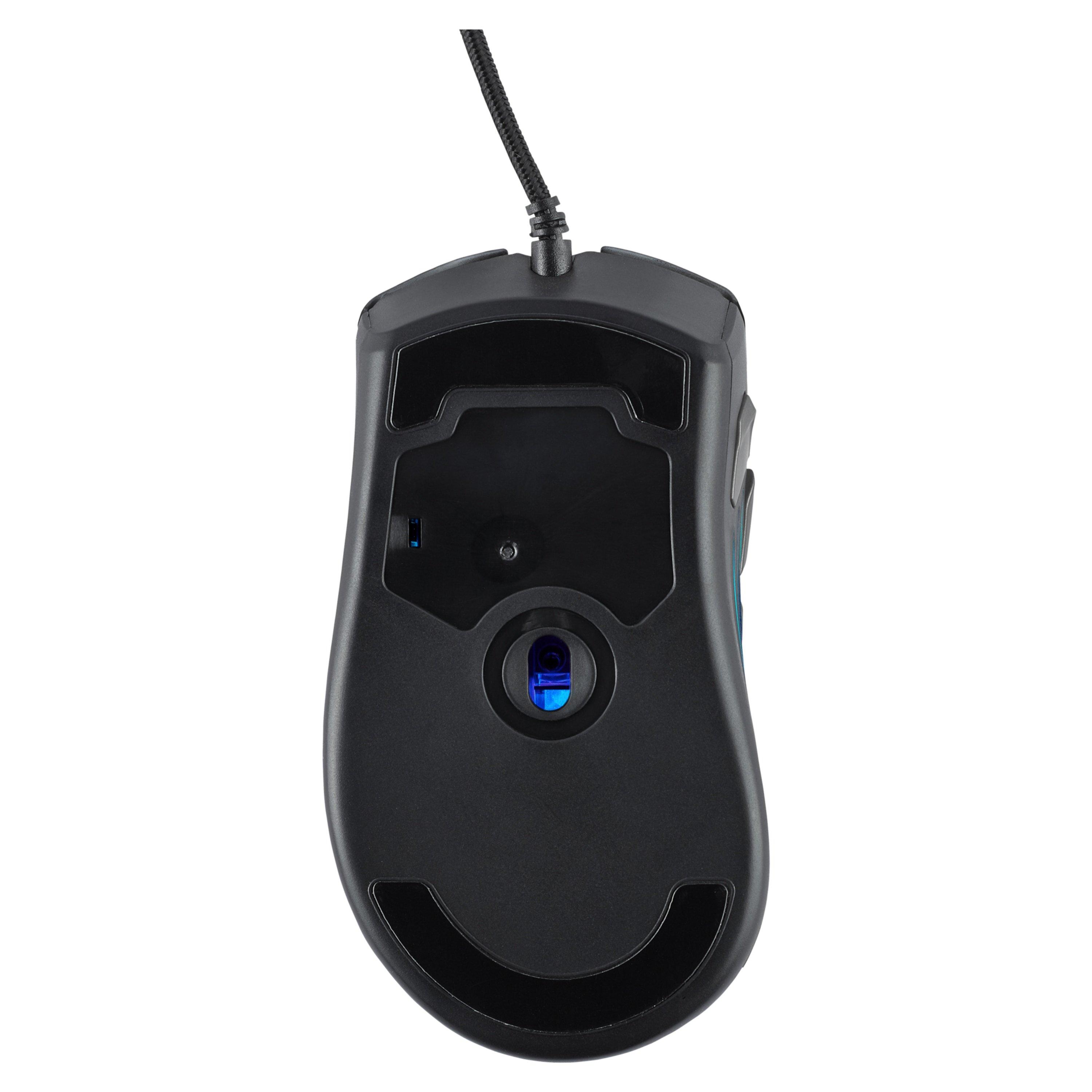 Medion  MEDION Souris Gaming E Supporter P12 | 7 touches programmables | commutateurs OMRON longue durée | éclairage RGB, commutateur DPI & affichage 