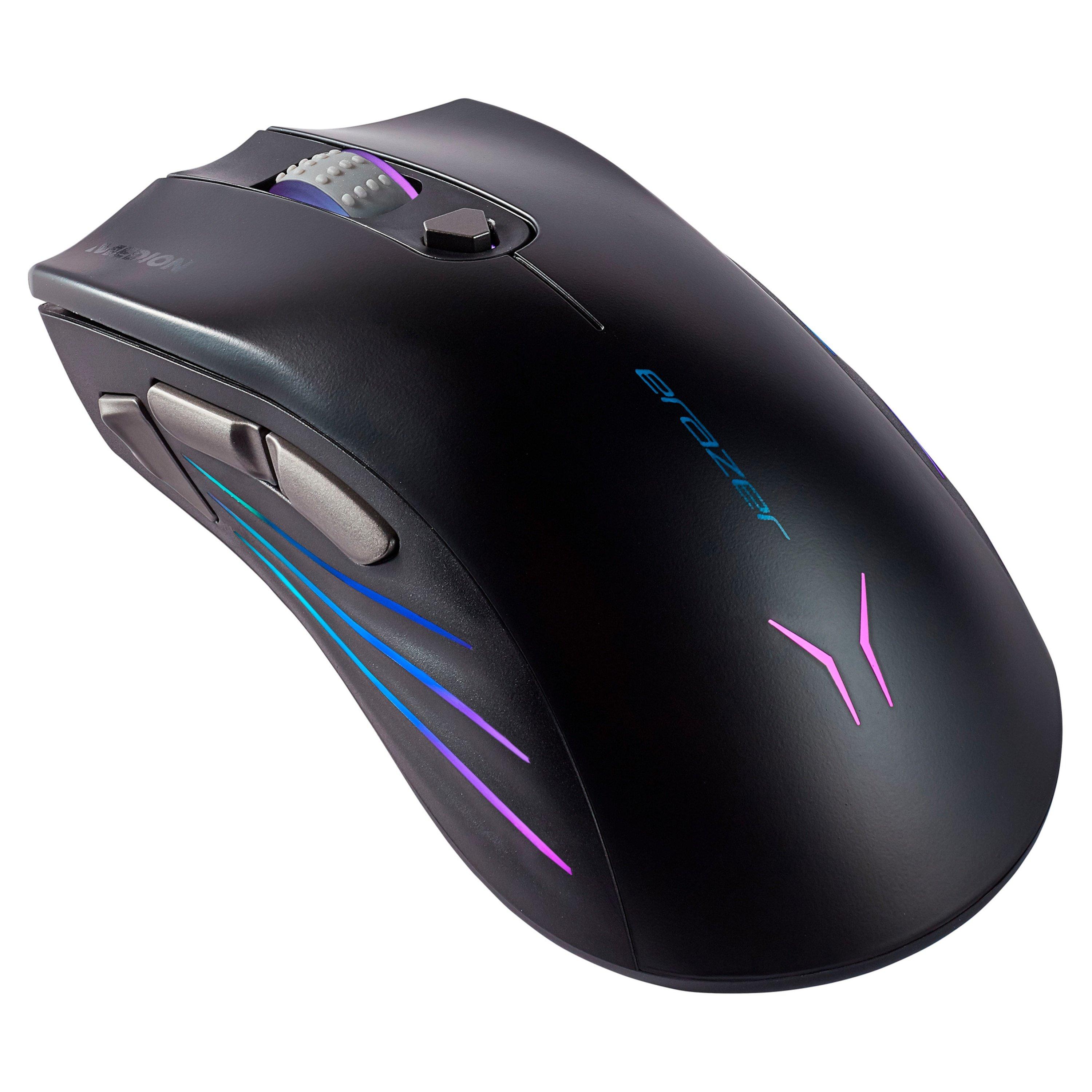 Medion  MEDION Souris Gaming E Supporter P12 | 7 touches programmables | commutateurs OMRON longue durée | éclairage RGB, commutateur DPI & affichage 