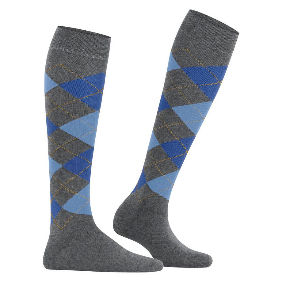 Burlington Marylebone Calze al Ginocchio con Motivo Argyle  