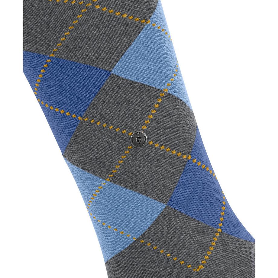 Burlington Marylebone Calze al Ginocchio con Motivo Argyle  