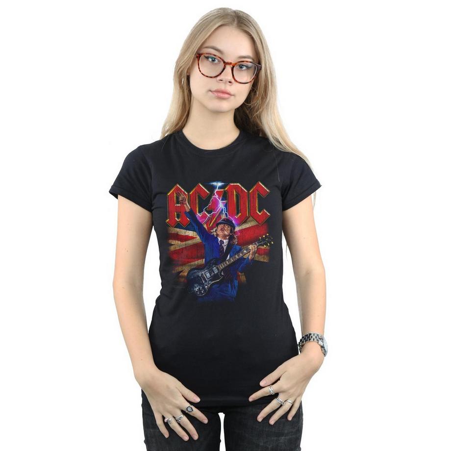 AC/DC ACDC Union Jack Angus Young T-Shirt  