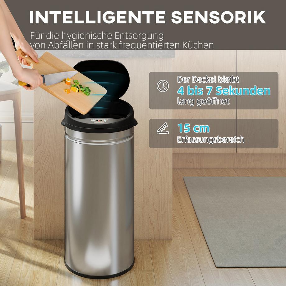 HOMCOM Sensor-Mülleimer  