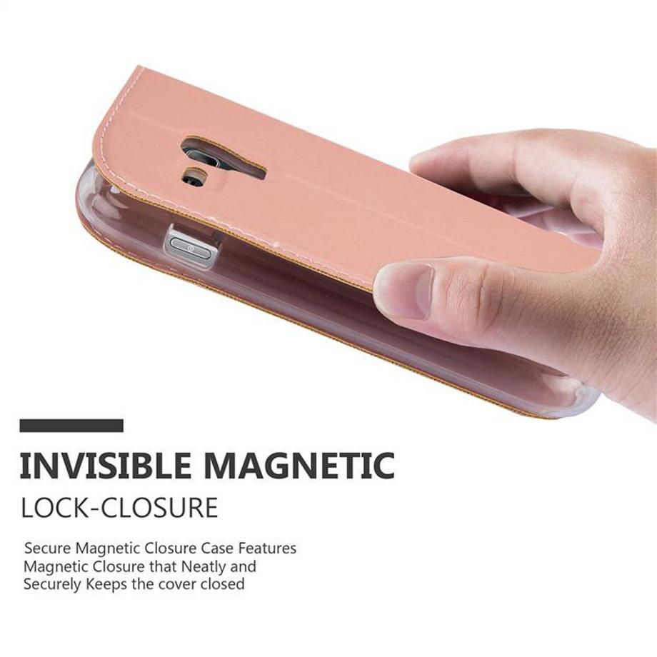 Cadorabo  Housse compatible avec Samsung Galaxy S3 MINI - Coque de protection avec fermeture magnétique, fonction de support et compartiment pour carte 