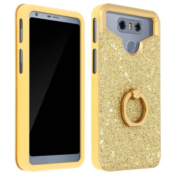 Avizar  Cover Glitter con anello oro 