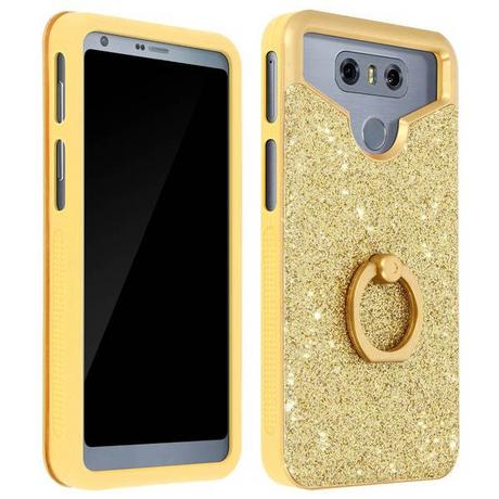 Avizar  Cover Glitter con anello oro 