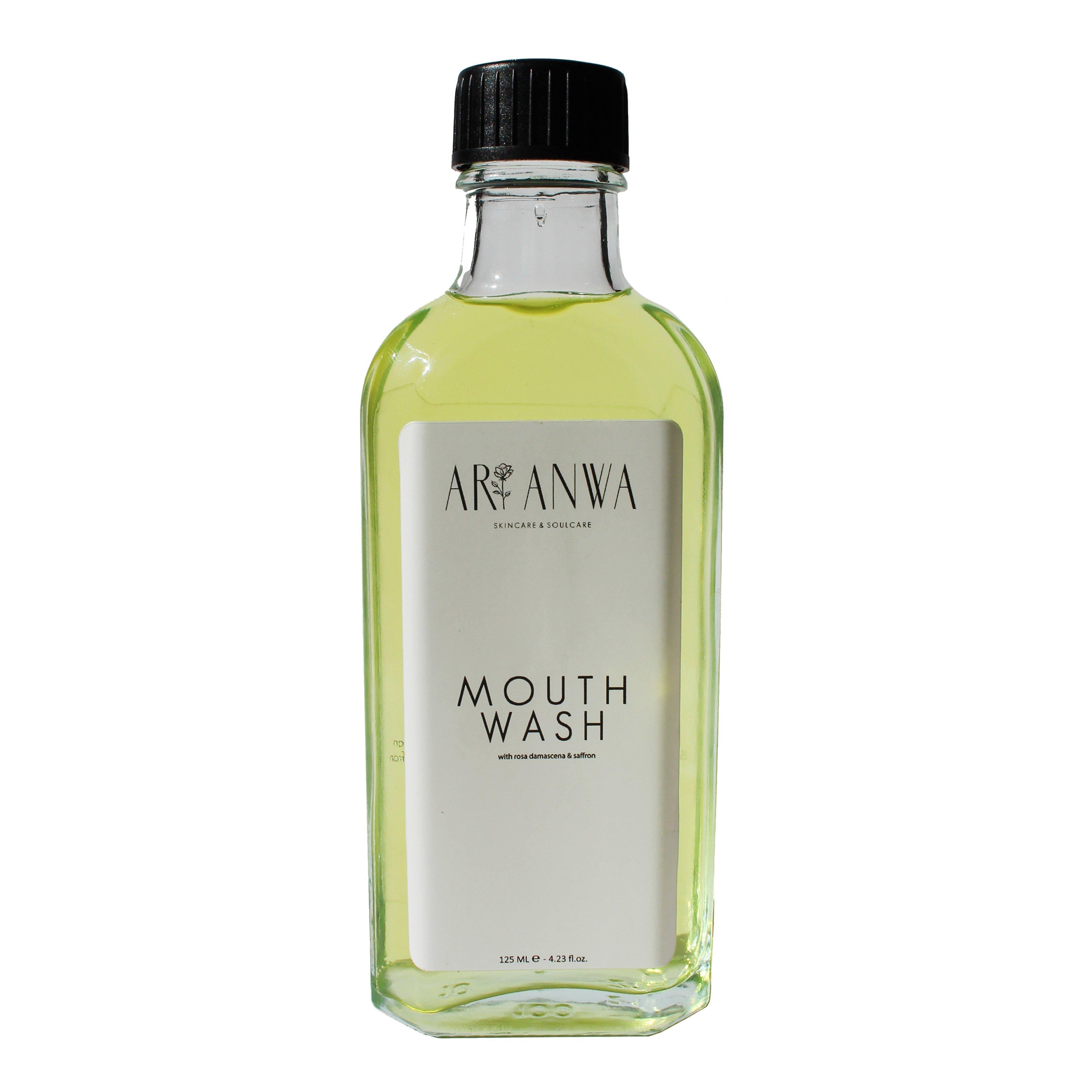 ARI ANWA Skincare  Mouthwash Rose | Mundwasser mit Rosenwasser & Safran 