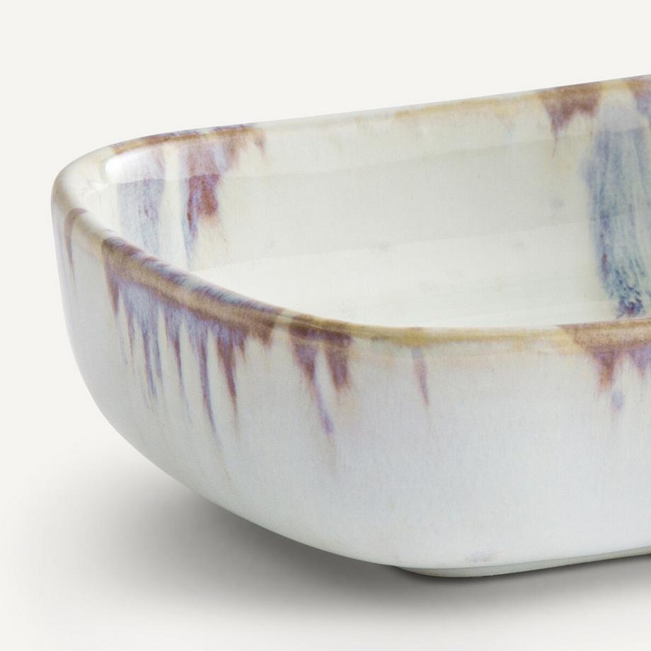 AM.PM Lot de 4 ramequins en grès émail réactif  